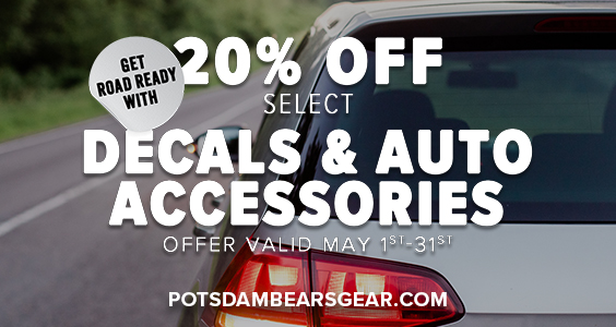 20% Off Decals, Magnets in May